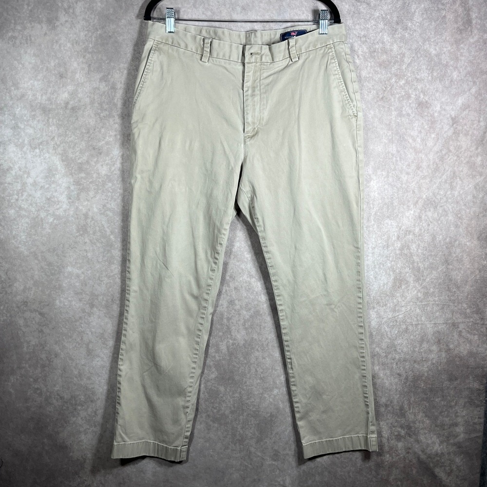 Vineyard Vines Pants Mens Size 36X30 Beige Khaki Chino Casual Work Preppy